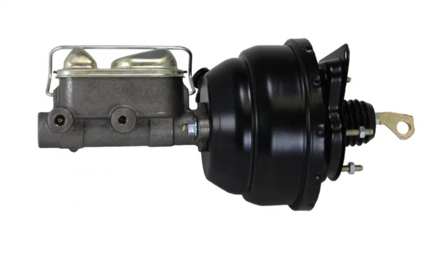 Leed Brakes FC0019HK, 8 inch dual power booster, 1 inch bore master (Black)