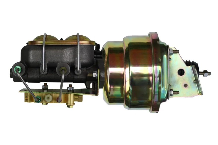 Leed Brakes PBKT1008, Power booster kit 7 inch dual booster 1 inch bore master disc/disc (Zinc)
