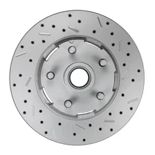 Manual Front Kit with Drilled Rotors and Black Powder Coated Calipers image 7