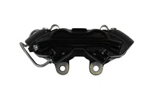 Front New fully tested loaded calipers with stainless steel pistons black powder coated pair image 2