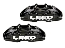 Manual Front Kit with Drilled Rotors and Black Powder Coated Calipers image 2