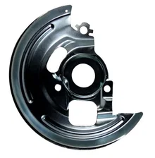 Front Manual 2" Drop Spindle Kit with Plain Rotors and Zinc Plated Calipers image 2