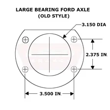 Rear Disc Brake Kit  with Drilled Rotors and Black Powder Coated Calipers image 2