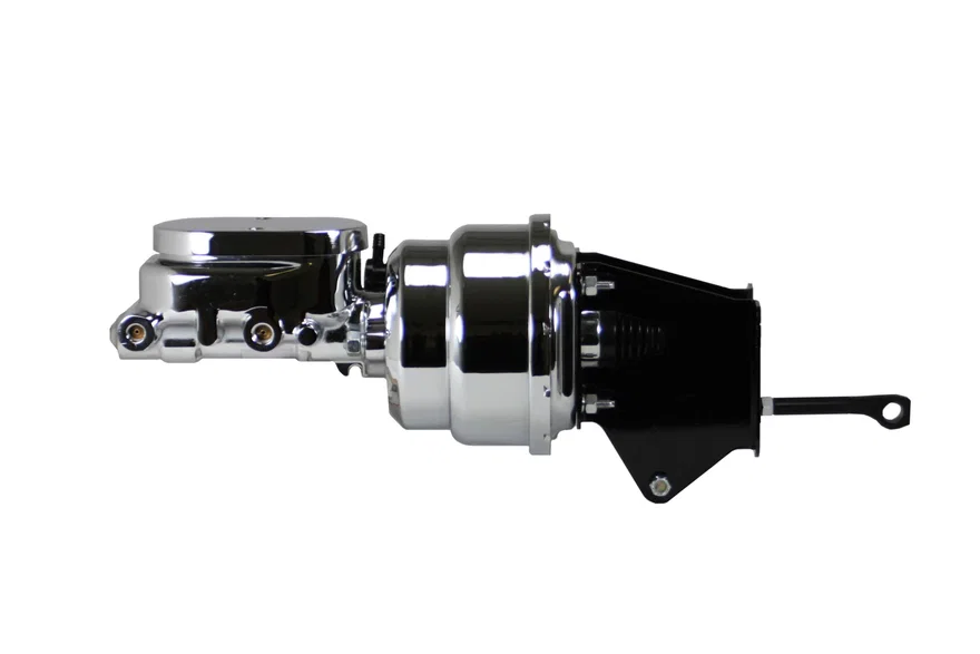 7 inch dual power booster, 1 inch bore master (Chrome) for Jeep