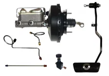 Power Front Kit with Drilled Rotors and Red Powder Coated Calipers image 5