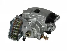 Rear Disc Brake Kit  with Plain Rotors and Zinc Plated Calipers image 3