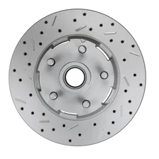 Manual Front Kit with Drilled Rotors and Red Powder Coated Calipers image 6