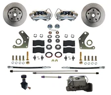 Manual Front Kit with Plain Rotors and Zinc Plated Calipers image 1