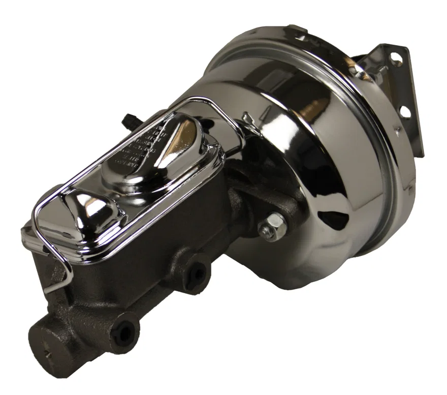 7 inch power booster, 1 bore master (Chrome) for Ford Mustang
