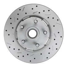 Manual Front Kit with Drilled Rotors and Zinc Plated Calipers image 7