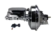 Power Front Kit with Drilled Rotors and Zinc Plated Calipers image 3