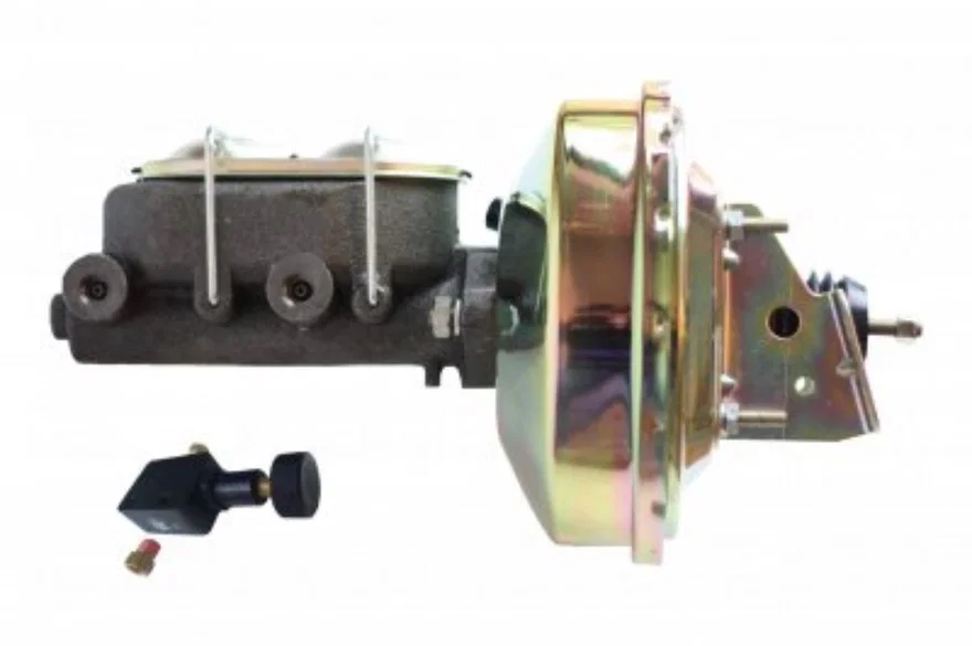 Leed Brakes 1E105, 9 inch power booster, 1-1/8 inch bore master adjustable valve (Zinc)