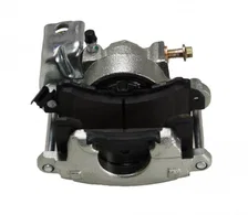 Rear Disc Brake Kit  with Drilled Rotors and Zinc Plated Calipers image 3