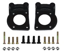 Manual Front Kit with Drilled Rotors and Black Powder Coated Calipers image 3
