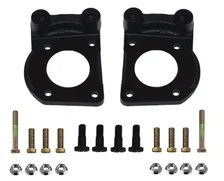 Front Spindle Kit with Drilled Rotors and Black Powder Coated Calipers image 5