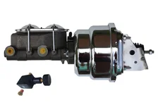 Front Power 2" Drop Spindle Kit with Plain Rotors and Zinc Plated Calipers image 3