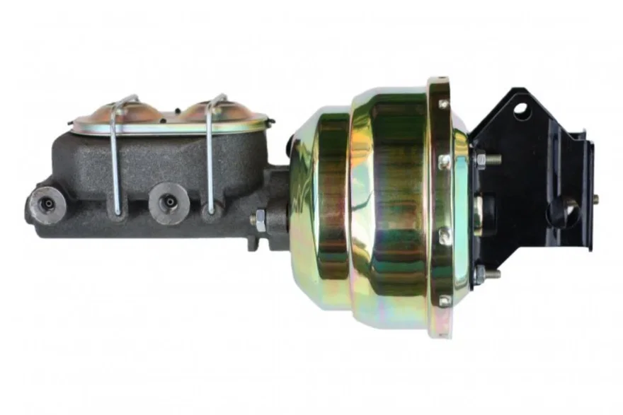 8 inch dual power booster, 1 inch bore master (Zinc)
