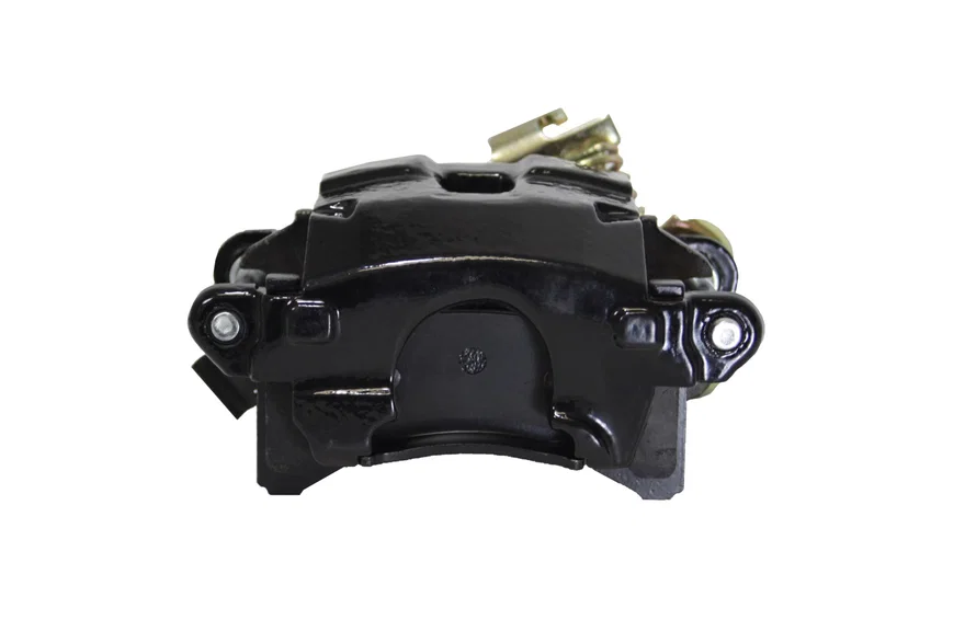 Rear Disc Brake Caliper with Parking Brake Black Powder Coated RH for Cadillac