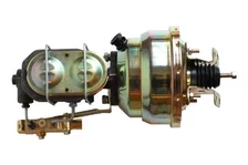 8 inch dual power booster, 1-1/8 inch bore master disc/disc (Zinc) image 2