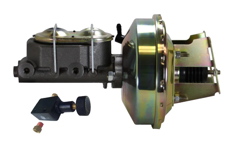 Leed Brakes 3E305, 9 inch power booster, 1 inch bore master adjustable valve (Zinc) for Chevrolet