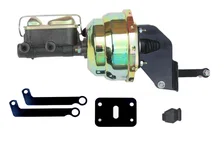 Power Front Kit with Drilled Rotors and Black Powder Coated Calipers image 4
