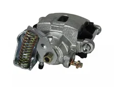 Rear Disc Brake Kit  with Drilled Rotors and Zinc Plated Calipers image 4