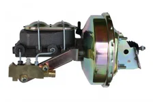 Front Power 2" Drop Spindle Kit with Plain Rotors and Zinc Plated Calipers image 2