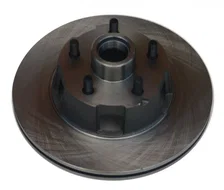 Power Front Kit with Plain Rotors and Zinc Plated Calipers image 2