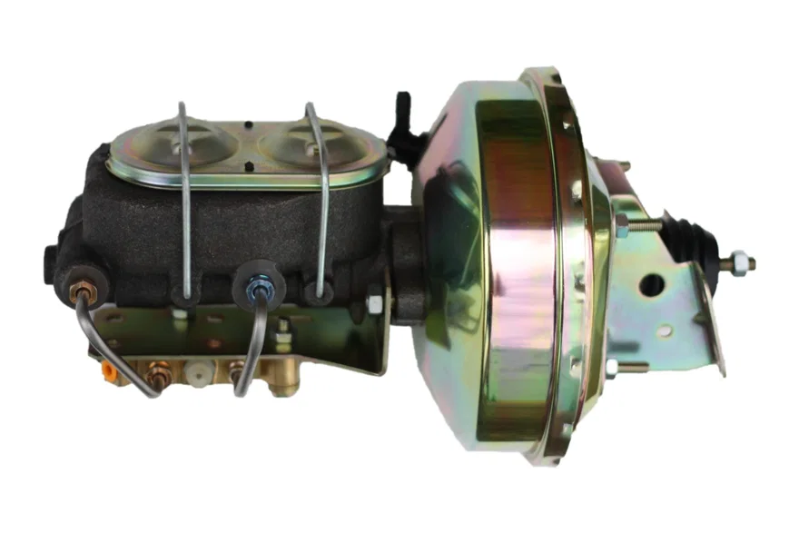 Leed Brakes 1E181, 9 inch power booster, 1-1/8 inch bore master disc/drum (Zinc)