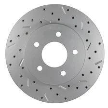 Rear Disc Brake Kit  with Drilled Rotors and Black Powder Coated Calipers image 5
