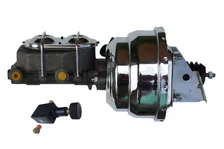 Front Power 2" Drop Spindle Kit with Drilled Rotors and Zinc Plated Calipers image 3