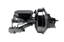 Front Power 2" Drop Spindle Kit with Drilled Rotors and Zinc Plated Calipers image 3