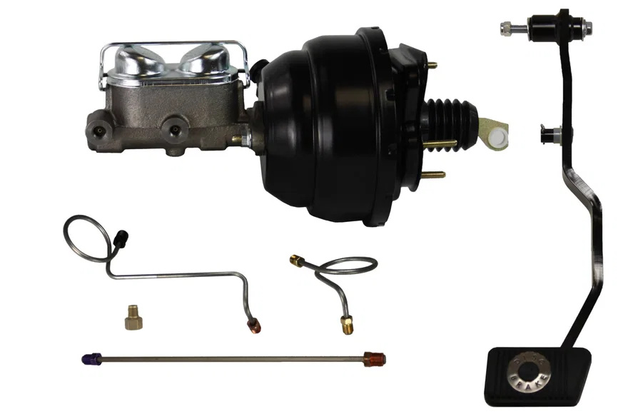 Leed Brakes FC0038HK, Power Hydraulic Kit with pre-bent lines and pedal for Ford Mustang