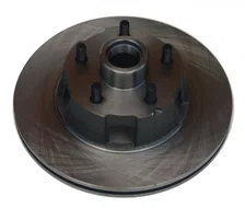 Power Front Kit with Plain Rotors and Zinc Plated Calipers image 6