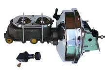 Front Power 2" Drop Spindle Kit with Plain Rotors and Zinc Plated Calipers image 3
