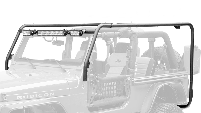 Body Armor 4x4 JK-711, 07-18 Jeep Wrangler JK 2/4dr Roof Rack Front/Rear Frame Kit