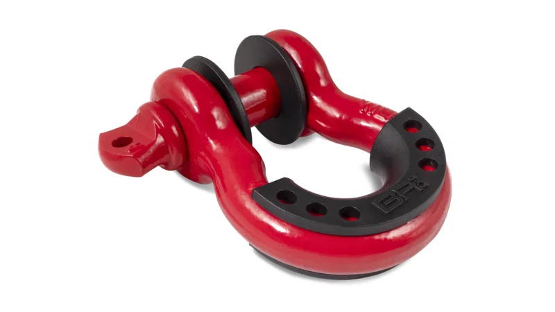 Body Armor 4x4 3204, 3/4in Red D-Ring with Black Isolators Single