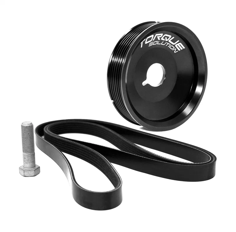 Torque Solution TS-POR-458AC, Underdrive Crank Pulley Kit Porsche Boxster/Cayman/996/997 w/AC (Excl Turbo Engines)