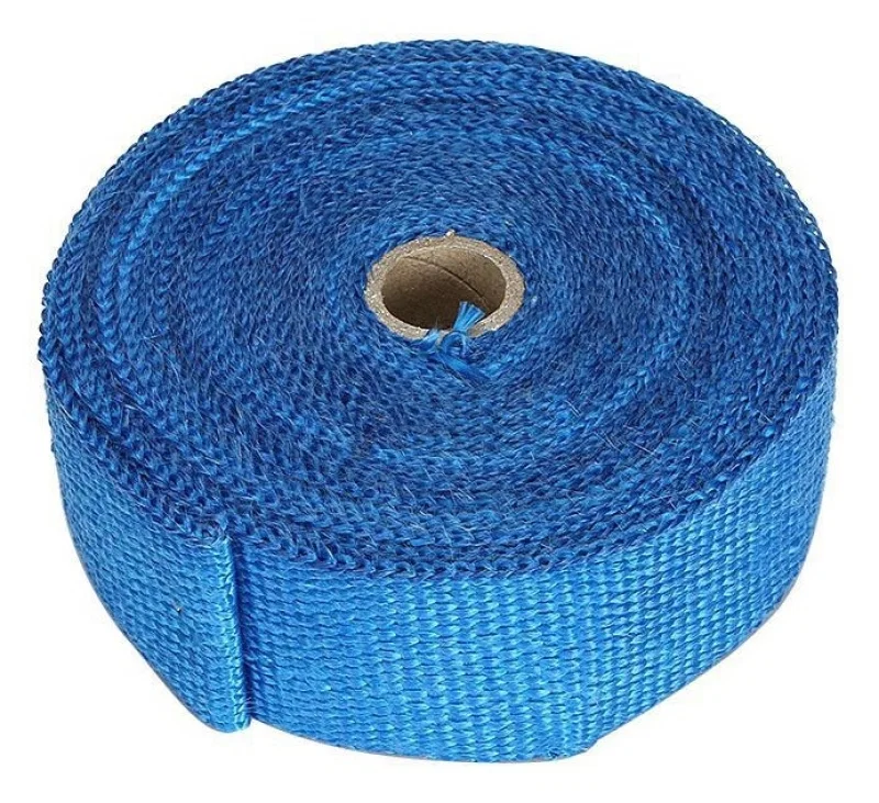 Torque Solution TS-EW-2X100BU, Fiberglass Exhaust Wrap Universal 2inx100ft - Blue