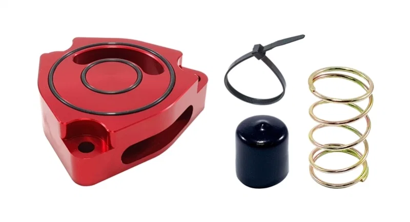 Torque Solution TS-SP2-KFR, Blow Off BOV Sound Plate (Red) 14+ Kia Forte Koup Turbo