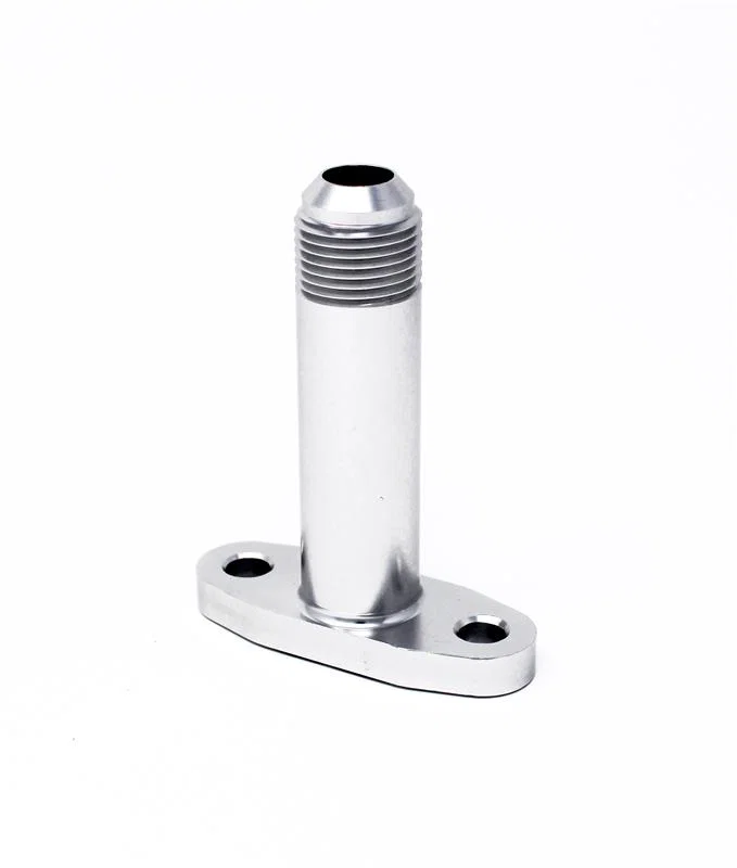 Torque Solution TS-UNI-588, Extended Port Matched Oil Drain Flange: -10AN for T3/T4 PTE / Turbonetics