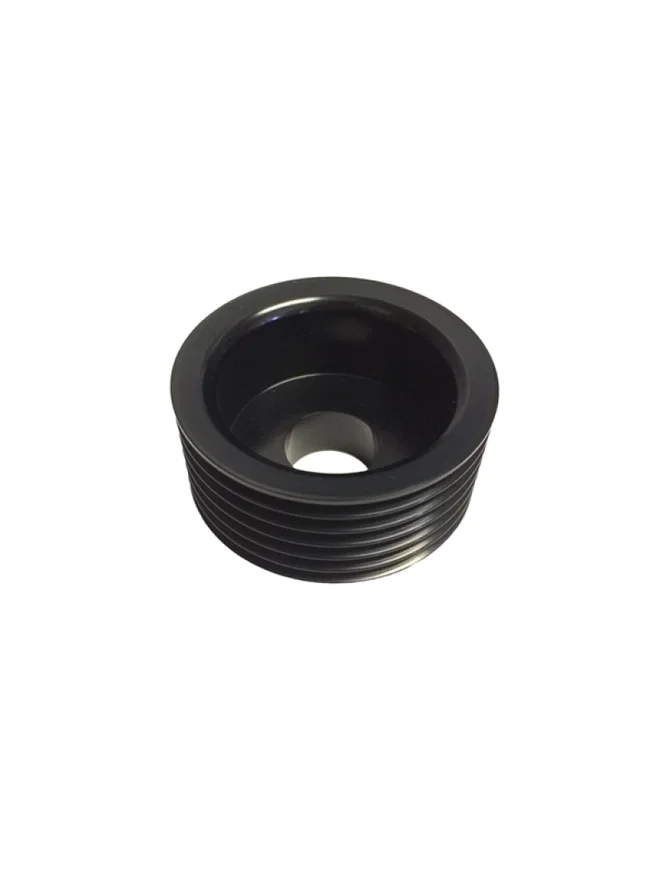 Torque Solution TS-GEN-004B, Lightweight Alternator Pulley (Black): Hyundai Genesis Coupe 3.8 2010+