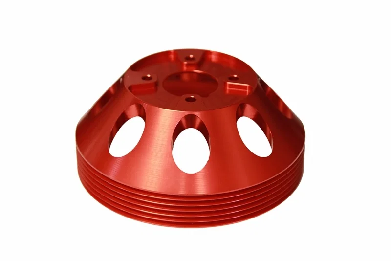 Torque Solution TS-GEN-003R, Lightweight Water Pump Pulley (Red): Hyundai Genesis Coupe 3.8 2010+