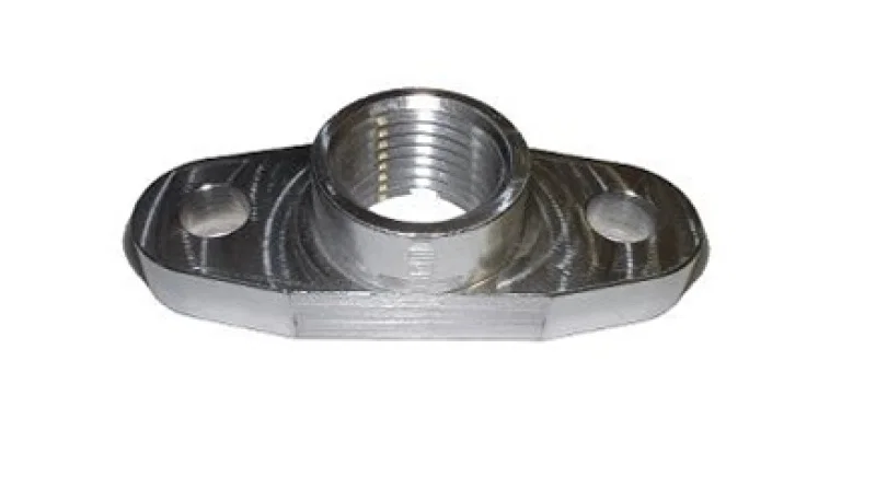 Torque Solution TS-UNI-004, Billet Oil Drain Flange: Universal T3/T4 & PTE Turbos