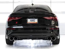 Track Edition Exhaust for Audi 8Y S3 - 4.5" Chrome Silver Tips image 5