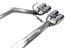 Track Edition Axleback Exhaust for '09-'13 C6 Chevrolet Corvette 6.2L - 4.5" Chrome Silver Tips image 3