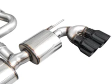 Touring Edition Exhaust for Volkswagen MK8 Golf R - Diamond Black Tips image 4