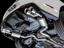 Touring Edition Cat-back Exhaust for the '18-'23 S550 Mustang GT - Quad Chrome Silver Tips image 8
