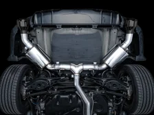 Touring Edition Exhaust for FE1 Civic Si/DE4 Acura Integra - 5" Diamond Black Tips image 10