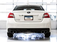 Track Edition Exhaust for VA / GV WRX / STI Sedan - 4" Chrome Silver Quad Tips for Subaru image 5